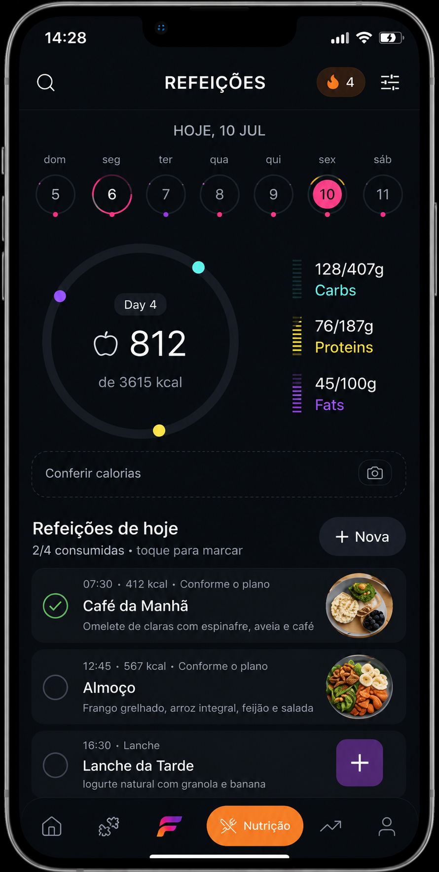 FITTA nutrition screen